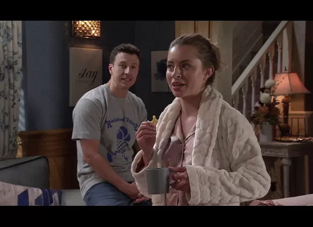 Ryan on Coronation Street uncovers unsettling truth about Daisy, leading to her downfall.