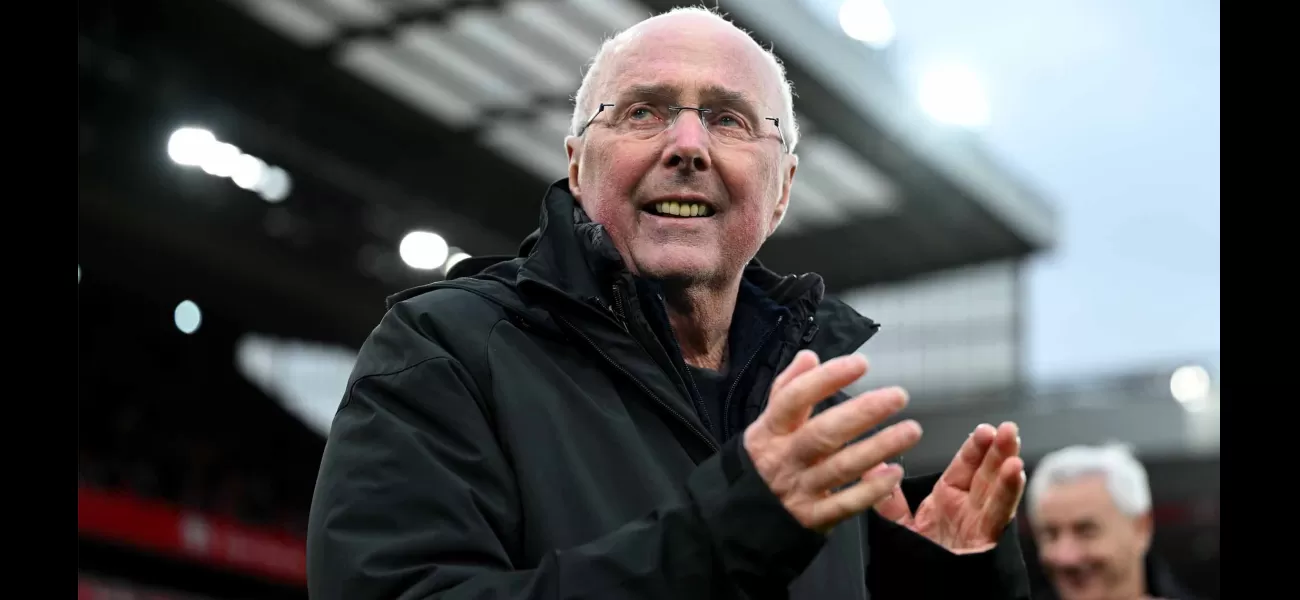 Sven Goran Eriksson, former England manager, passes away at the age of 76.