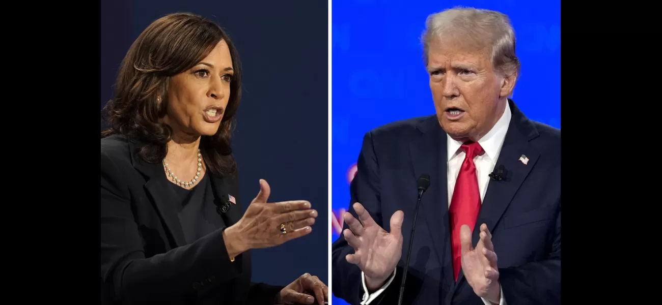 Harris and Trump are in a heated argument over a seemingly small issue.