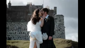 Ancient Scottish clan's castle, once frequented by Sean Connery, can be rented for nuptials.