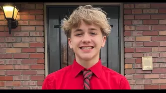Adolescent male hit by lightning during unexpected soccer training occurrence.