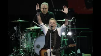 Despite rumors of a farewell tour and battling illness, 74-year-old Bruce Springsteen remains determined to keep going.