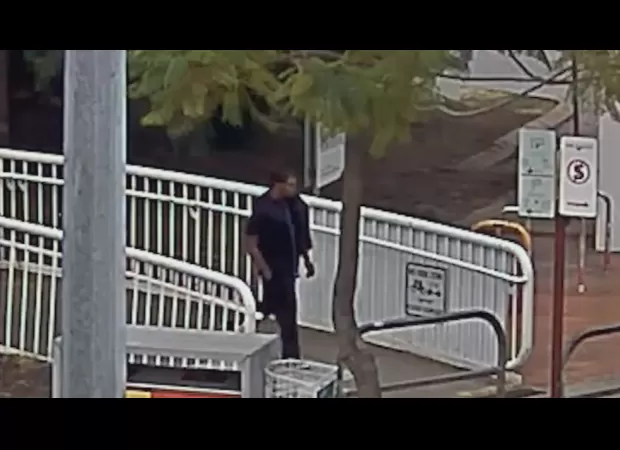 A man wielding a knife caused a disturbance at a Perth train station.