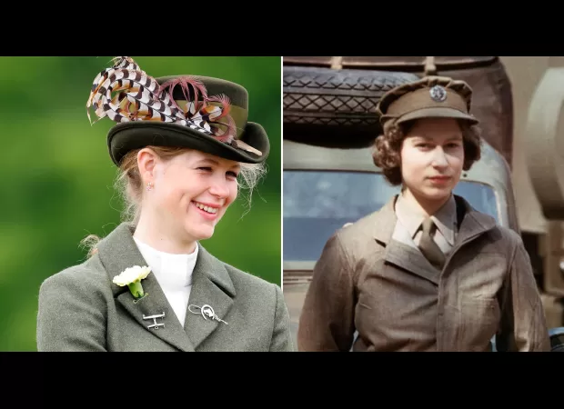Is this the first time a female member of the royal family will serve in the military, following Queen Elizabeth?