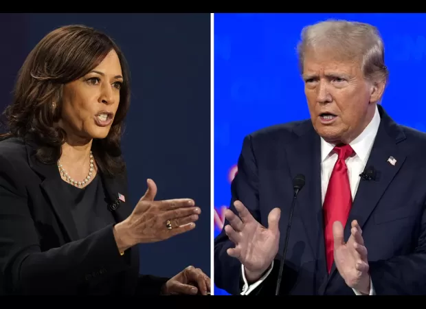 Harris and Trump are in a heated argument over a seemingly small issue.