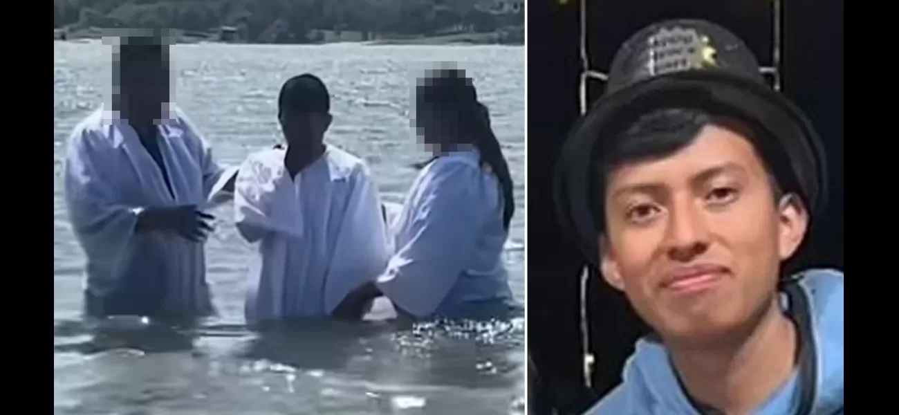 Recently baptized man drowns while attempting to rescue teenage girl in shared body of water.