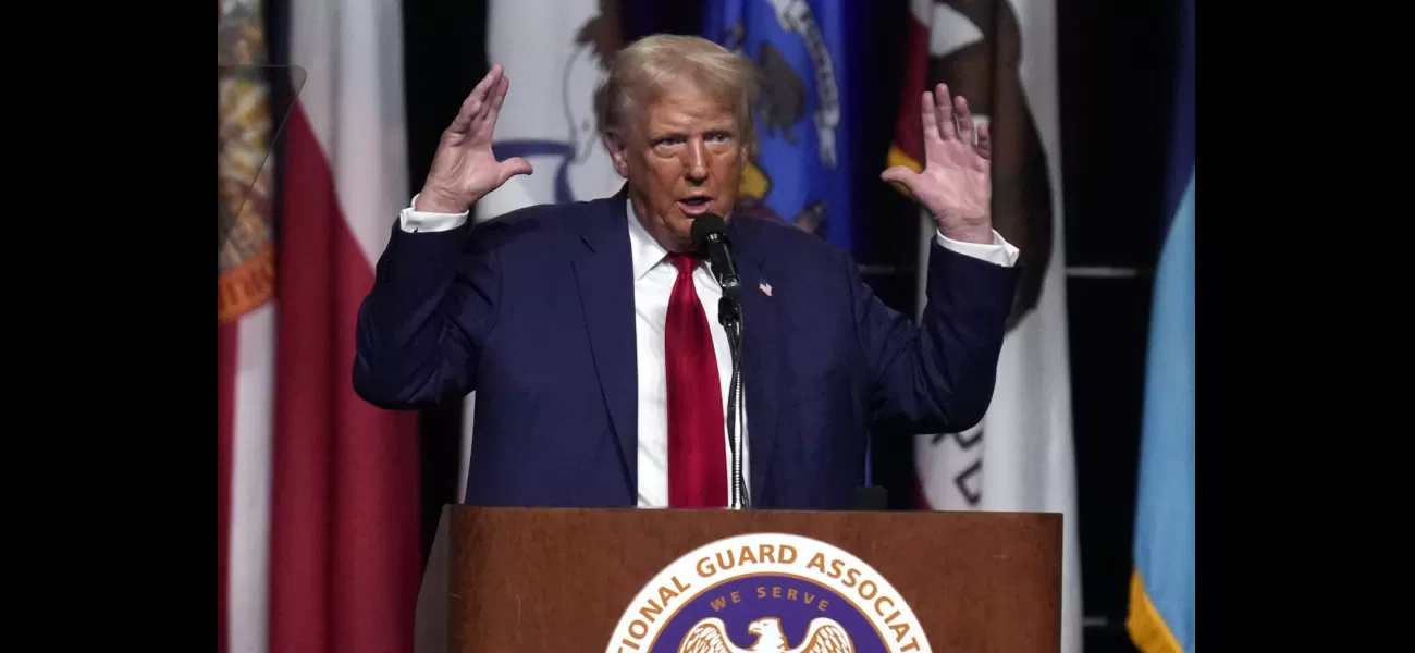 Trump cautions about potential global conflict as he tries to halt Kamala Harris's rise in popularity.