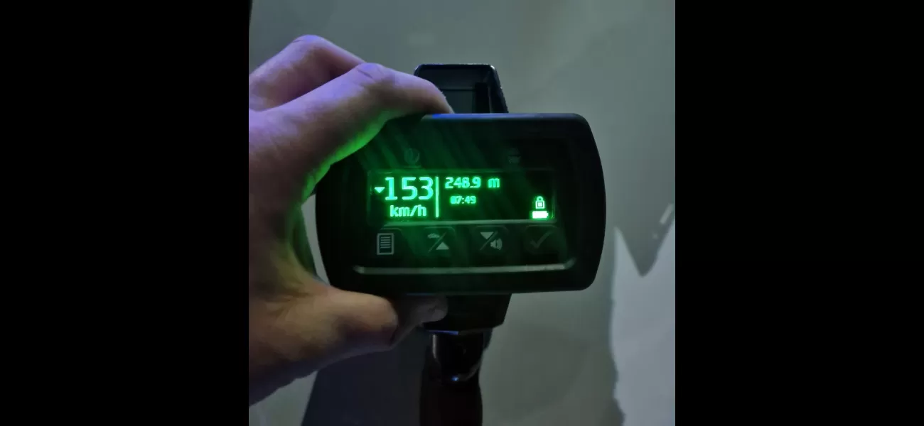 Unlicensed driver fled police after reaching 153kph.