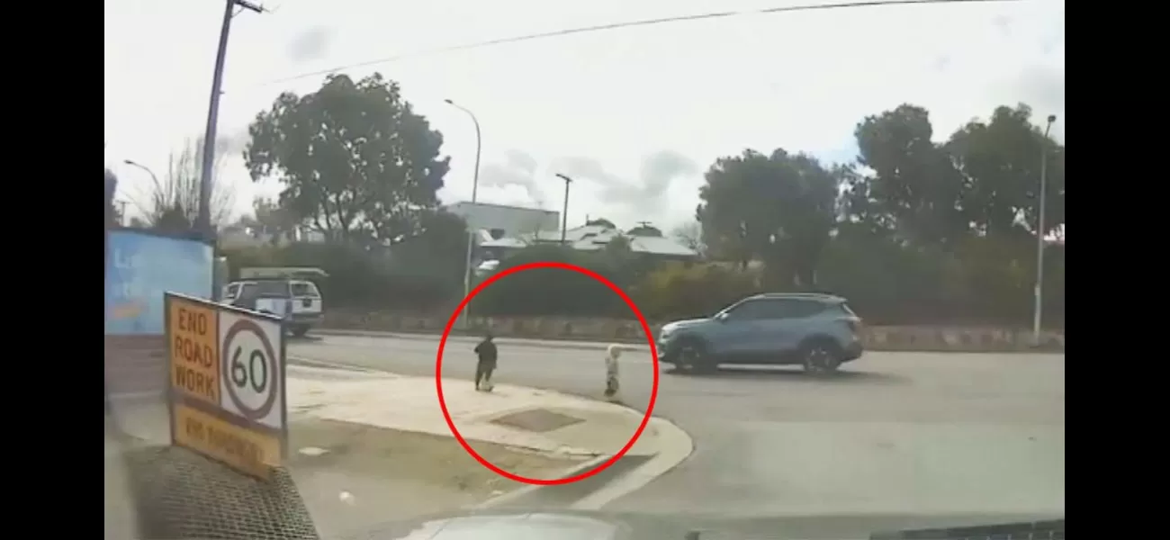 Children seen near busy street after escaping from daycare through fence.