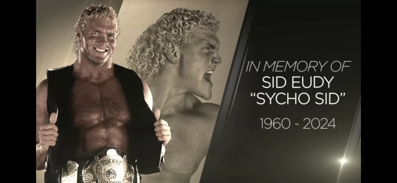 Sid Eudy, also known as Sid Vicious and Sycho Sid, passed away at the age of 63.