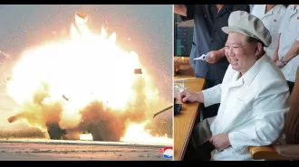 Is this Kim Jong Un's latest preferred attire for experimenting with lethal weapons?