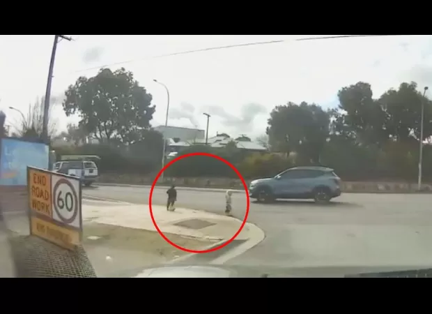 Children seen near busy street after escaping from daycare through fence.