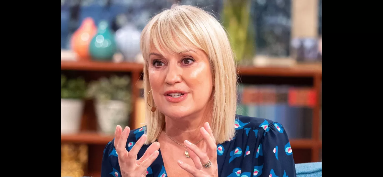 TV presenter details emotional response to learning of medical condition, shares experience of facing difficult news.