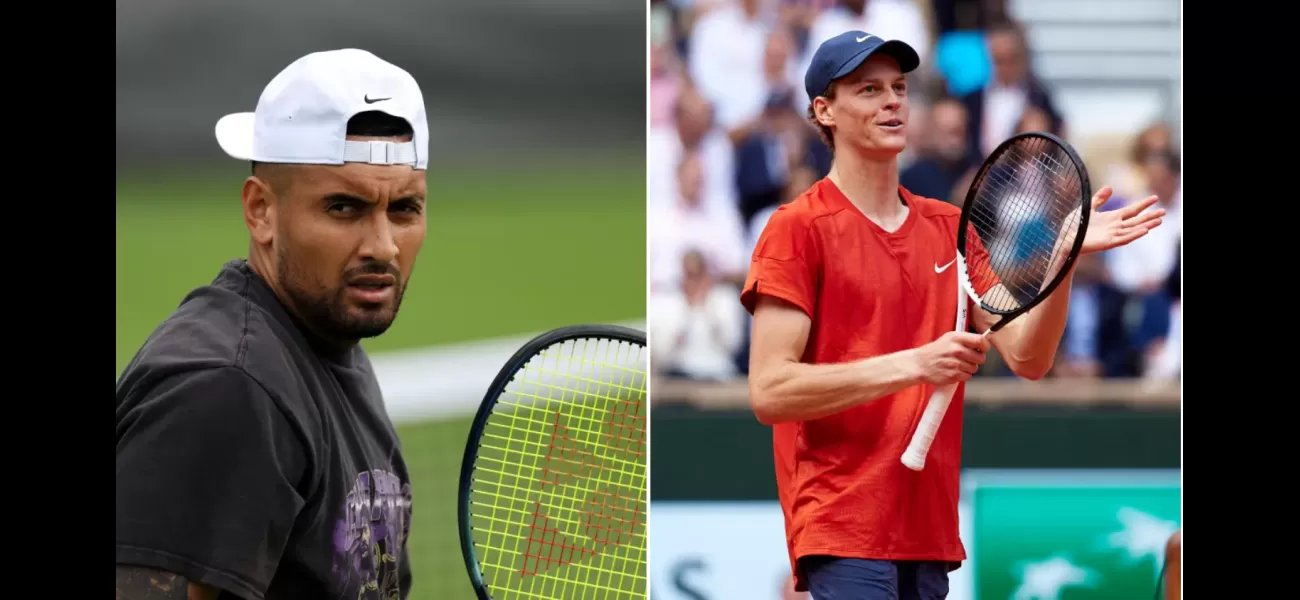Nick Kyrgios defends his stance on Jannik Sinner treatment, hitting back at critics.