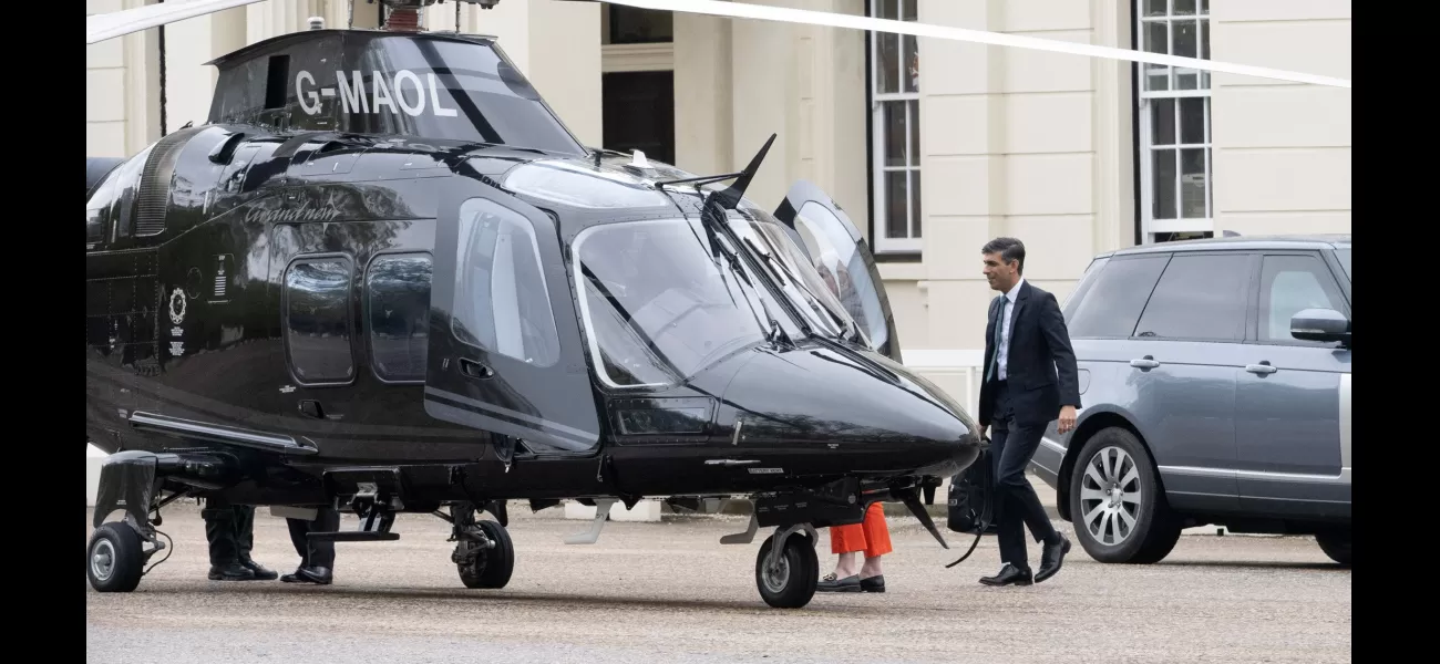 Starmer cancels £40m private helicopter deal used by Rishi Sunak.
