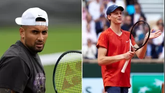Nick Kyrgios defends his stance on Jannik Sinner treatment, hitting back at critics.