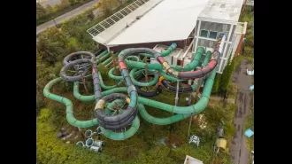 Formerly the biggest waterpark, now deserted, could be demolished soon.