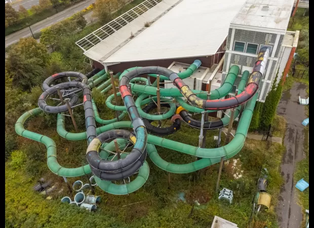 Formerly the biggest waterpark, now deserted, could be demolished soon.