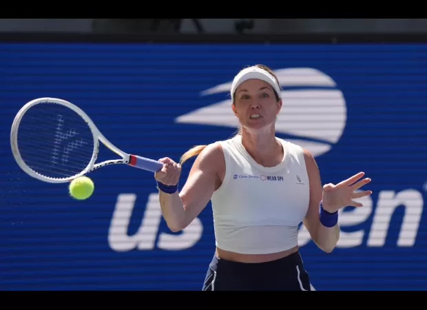 Tennis player at US Open declined flowers due to concerns over receiving them from person named 'Gaylord'.