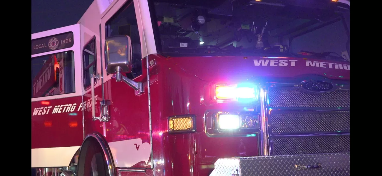 Firefighters controlled a 35-acre wildfire near Denver Water treatment plant in Douglas County.
