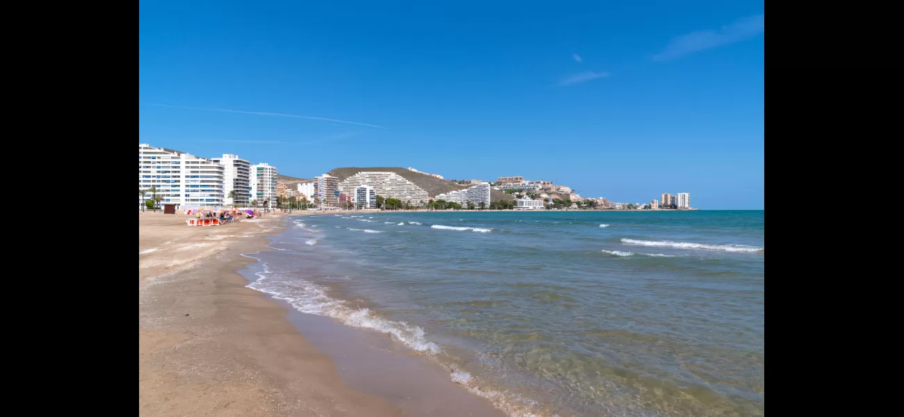 A British tourist drowned while swimming in a beach that had a red flag raised.