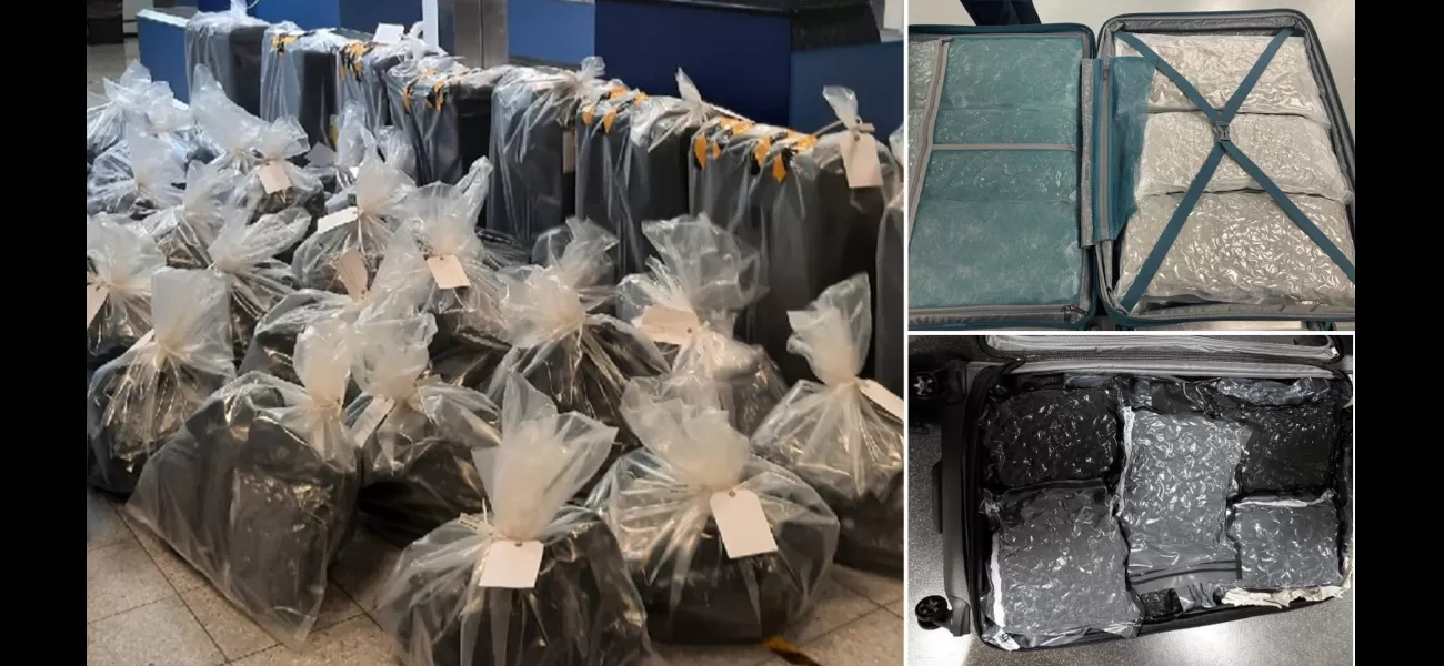 UK authorities capture large group of drug smugglers transporting 15 tons of marijuana into the country.