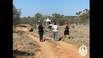 Two hikers saved after getting lost on hike near Alice Springs.