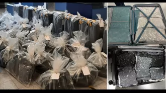 UK authorities capture large group of drug smugglers transporting 15 tons of marijuana into the country.