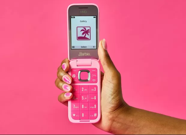 A Barbie phone is available for purchase, but it's expensive at £99 and is not a modern smartphone.