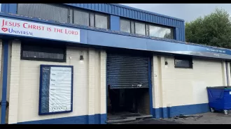 A racially motivated hate crime caused a church to catch fire.