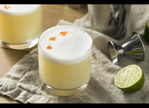 Sip on South America's equivalent of a margarita: the Pisco.