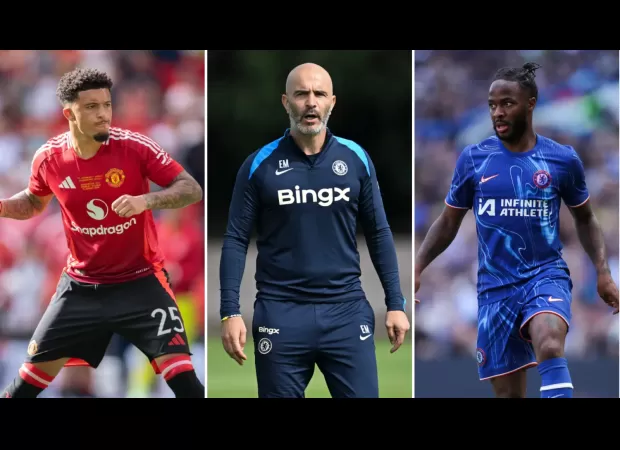 Chelsea coach Enzo Maresca hints at a potential Jadon Sancho transfer and delivers a harsh message to Raheem Sterling.