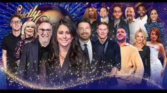 Rumored dance partners for Strictly Come Dancing are seen filming together, sparking speculation.