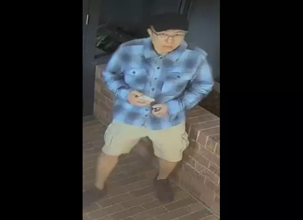 New photos of man charged with scalding baby in park.