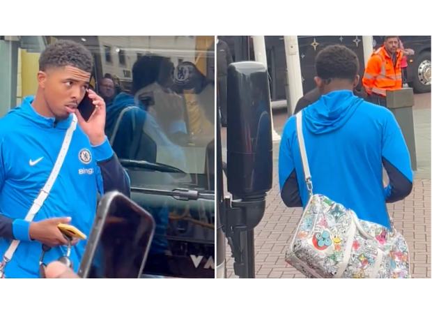 A Chelsea player denies accusation of pretending to be on a phone call in order to avoid fans.