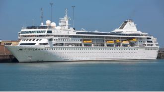 Global cruise passengers stuck in place for three months despite journey to circumnavigate the world.