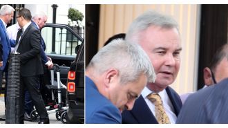 Eamonn Holmes spotted with rumored girlfriend after taking relationship to next level.