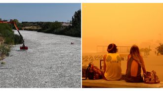 Are these two ominous occurrences occurring within a mere 1,000 miles of each other?