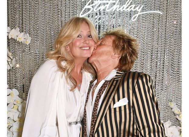 Rod Stewart denies any issues in his marriage to Penny Lancaster.