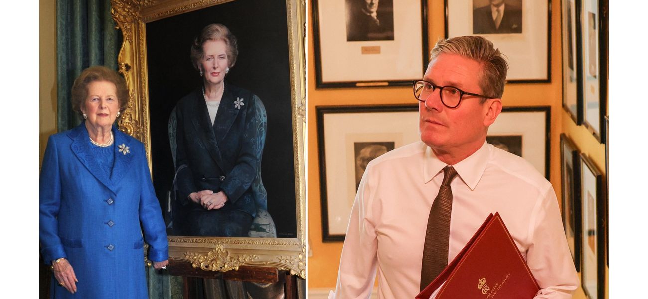 Keir Starmer takes down Margaret Thatcher portrait from Downing Street due to discomforting nature.