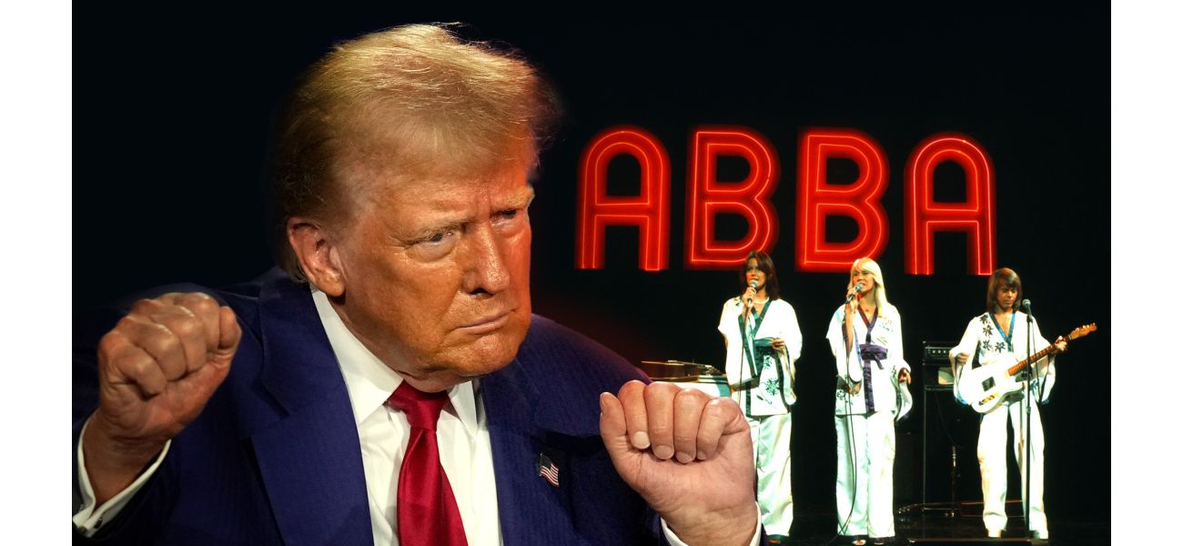 Abba, famous 70s band, angrily warns Donald Trump.