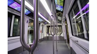 Train car sparks and shoots electricity due to malfunction at DIA.