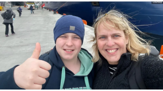 A mother and son from Australia were killed in a head-on collision while driving on a road in the US.