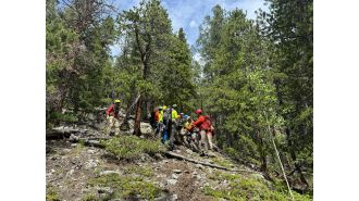 Hiker left behind by colleagues during retreat in US rescued.