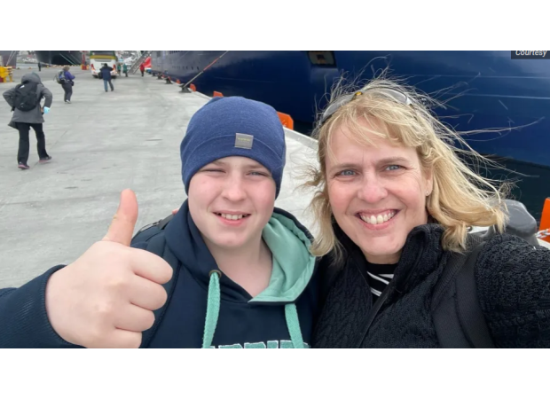 A mother and son from Australia were killed in a head-on collision while driving on a road in the US.