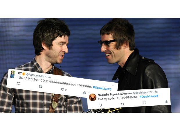 Loyal Oasis fans thrilled to finally receive pre-sale ticket codes, feeling like they were chosen by the gods.