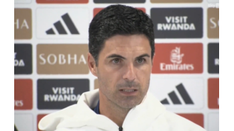 Arteta addresses Arsenal's team depth and Sterling rumors.