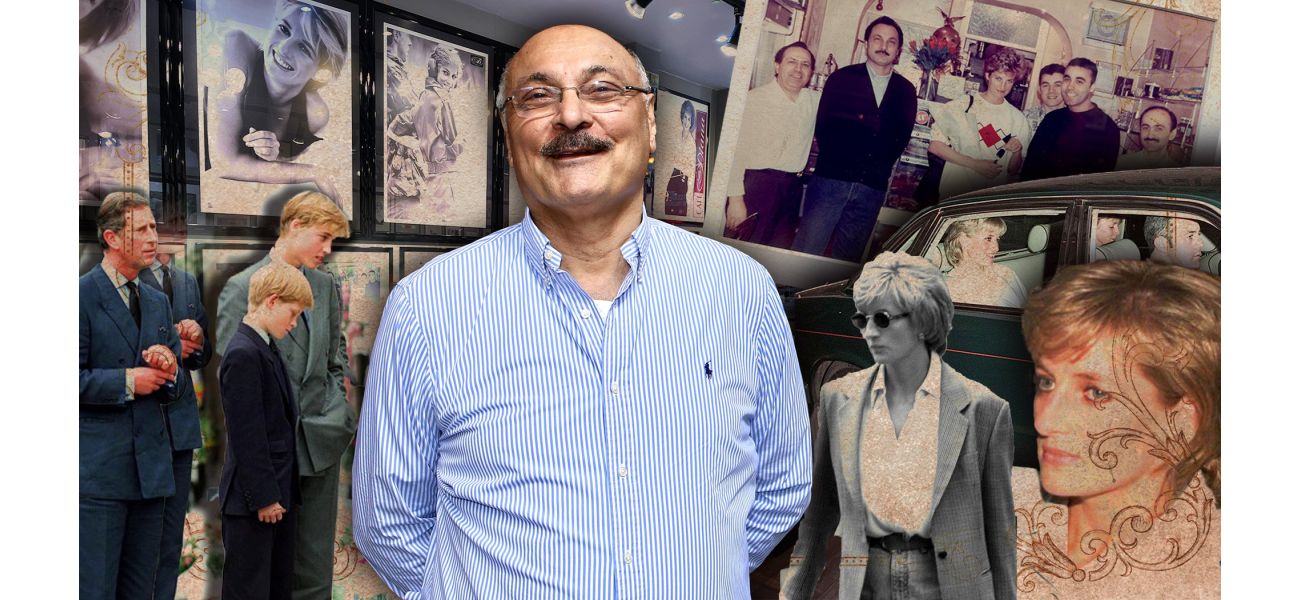 A man dedicated to Princess Diana runs a café in Kensington in her honor.