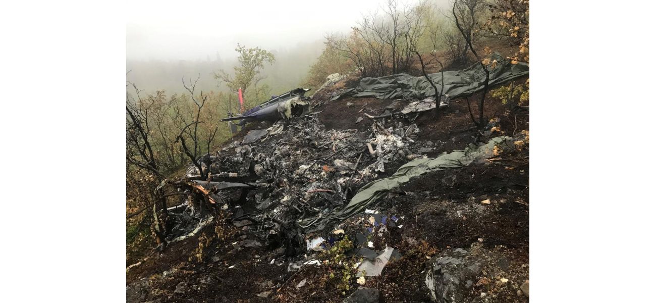 A helicopter tour ended tragically when it crashed into a mountain.