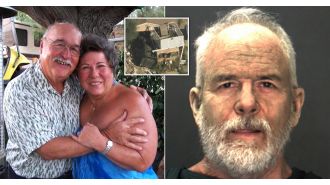 Neighbor arrested at nudist ranch for killing elderly couple who were reported missing.